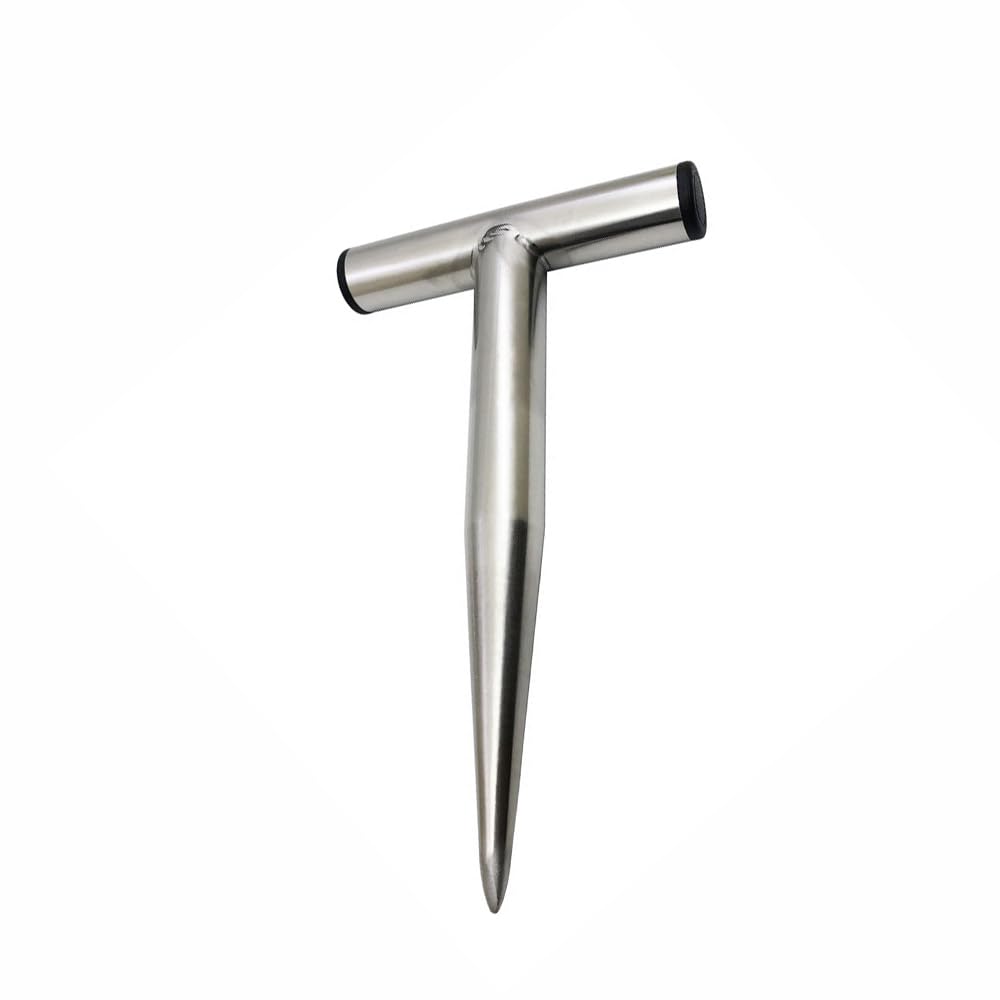 Rustproof T-Handle Soil Hole Maker Seedling Plant Dibber, Ø 2.2cm