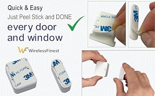 20x Replacement Secure Hold Adhesive Tape for SimpliSafe Entry Sensors Magnets, Strong Hold Double-Sided Pads for Easy Installation On Door Window, Pre-Cut No Cutting Needed, Peel & Stick, Premium