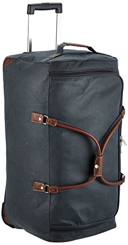 Preisvergleich Produktbild HAUPTSTADTKOFFER - Tiergarten - Reisetasche mit Rollen Trolley-Tasche Reisekoffer mit geräumigem Hauptfach, 77 cm, 108 Liter, Dunkelblau Lederoptik