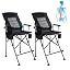 Black W/ Adjustable, 2 Pack