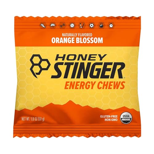image for Honey Stinger Organic Orange Blossom Energy Chew, Gluten Free & Caffei