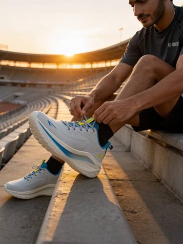 Image of Bacca Bucci Men Mesh Lace Up Running Shoes