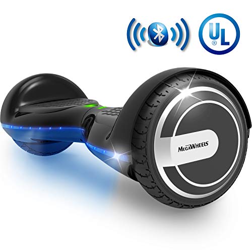 MEGAWHEELS Smart Hoverboard - UL Certified Safety Battery, Build-in Bluetooth Speaker &...