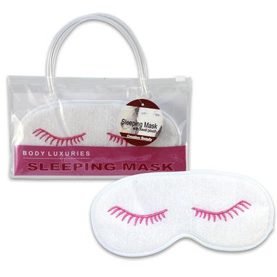 Pink Eyelashes Sleeping Mask Spa Light Blocking Uv Rays Health & Beauty