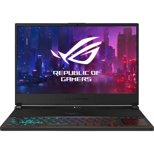ROG Zephyrus S (2019) Ultra Slim Gaming Laptop, 15.6” 240Hz IPS-Type FHD, GeForce RTX 2080, Intel Core i7-9750H Processor, 16GB DDR4, 1TB PCIe Nvme SSD, Aura Sync RGB, Windows 10 Pro, GX531GX-XB76 - Notebook - Immagine 1
