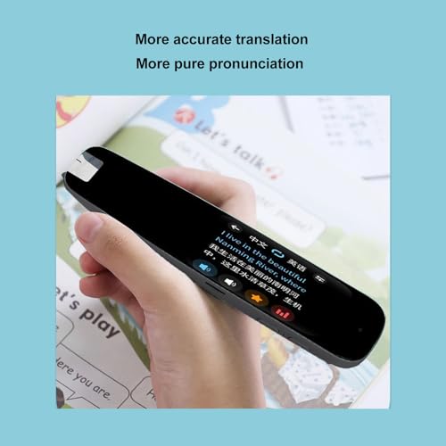 Scan Reader Pen, Reading Pen Translation Dictionary for Students, Multifunction Scanning Pen with, Language Learning Portable Mobile Scanner Translator Scanning Pen - Thumbnail 6