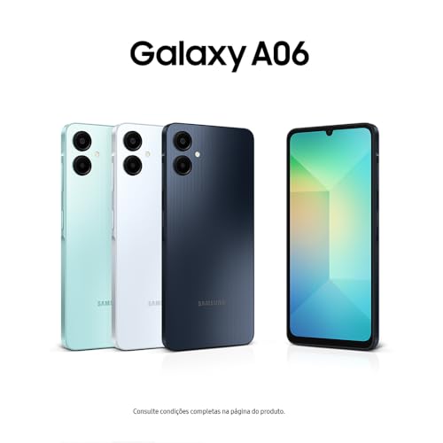 Celular Samsung Galaxy A06, 128GB, 4GB RAM, Tela 6.7", Câm. Traseira 50+2MP, Frontal 8MP (Azul Escuro) - Imagem 2
