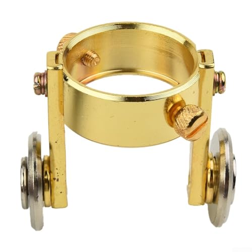 Honseadek Guía compatible con linterna de 40 mm 60a-120a para plasma de latón con rodillo de rueda, cortadores de plasma de aire, grosor máximo de corte a aluminio