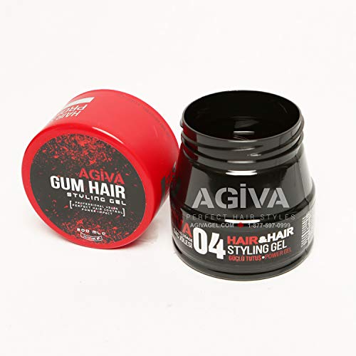 Agiva Hair Styling Gummy Gel 04 Power Hold Wet Look 7Oz #TOP3