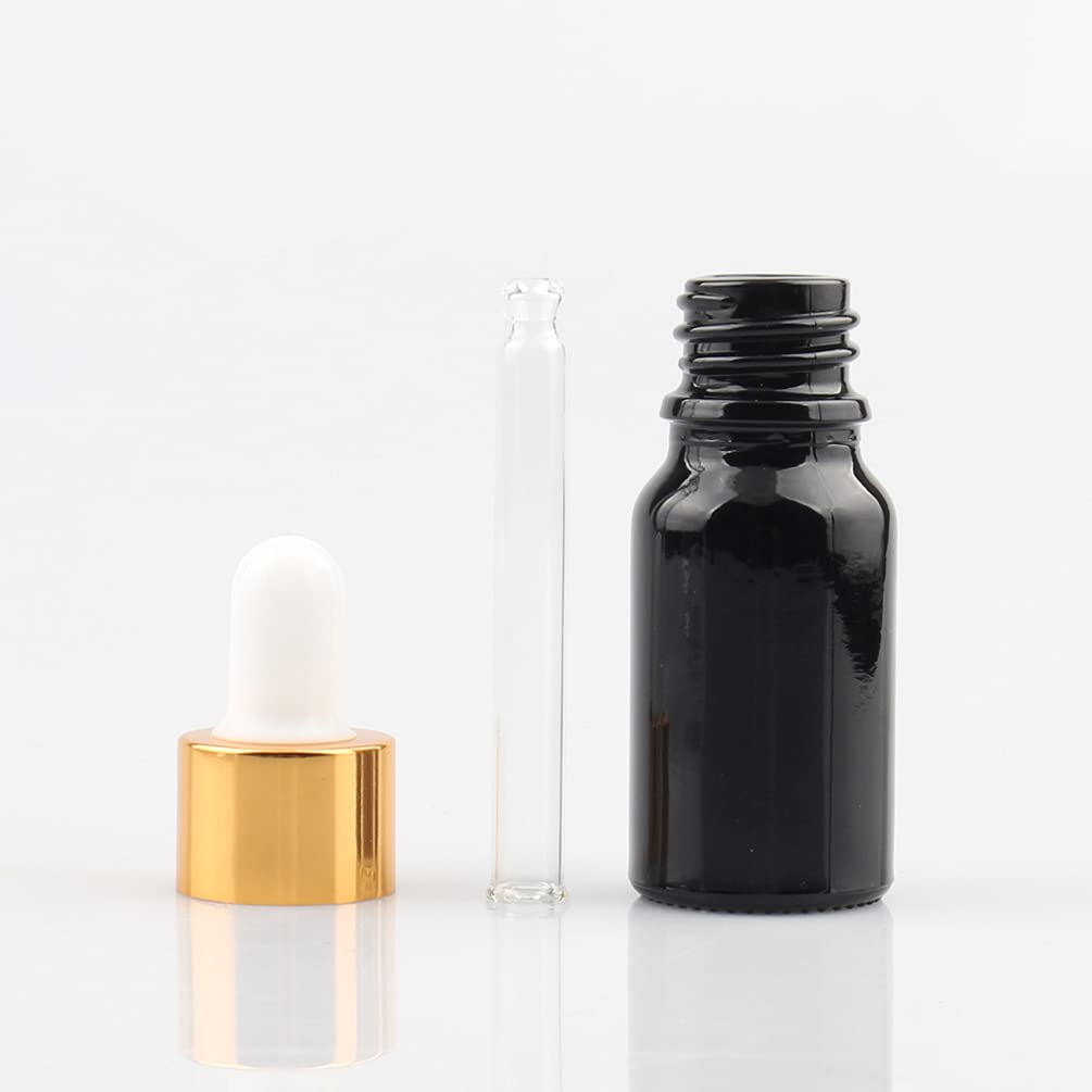 TIANZD 4x Braunglas-Tropfflaschen 20 Ml – Mit Messpipette, Graduiert, Für ätherische Öle, Parfüm & Extrakte