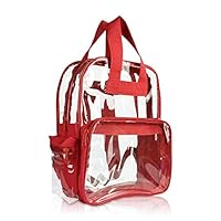 Algopix Similar Product 16 - DALIX Clear Backpack Bags Smooth