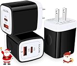 Galaxy S26 USB Type C Charger, Dual Port USB-C Wall Plug 20W PD & QC3.0 USB A Fast Charging Block for Samsung Galaxy S26 Ultra S25/S24/S23 S22/S21, iPhone 17e 17 16E 16 Pro Max USBC Brick Power Box