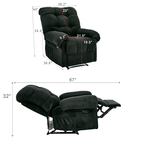 Sillón ergonómico reclinable gris oscuro cómodo miniatura 2