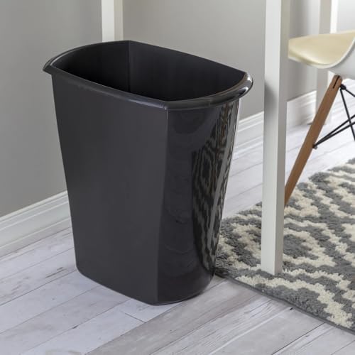 Caneca de basura plástica grande para cocina 10 galones
