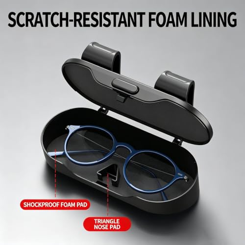 Support lunettes voiture Jeep Renegade résout le désordre du pare-soleil et des tickets - 5
