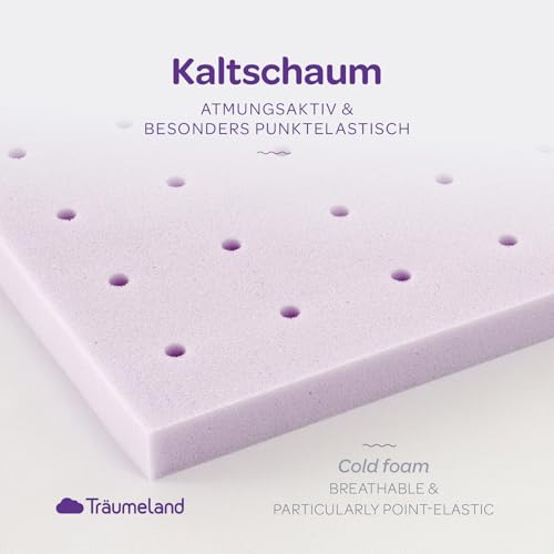 Träumeland Kinderwagen-Matratze passend für Cybex Priam | 32 x 78 x 6 cm, oval - Oeko-Tex zertifiziert & schadstoffgeprüft | Brise Light, made in Austria