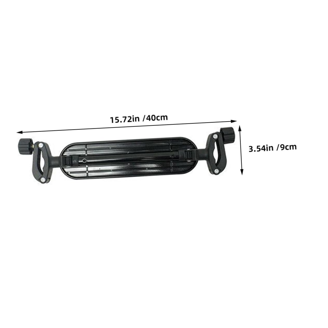 Reposapiés de Repuesto Ajustable para Cochecito, Pedal Extensible Negro