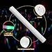 SHQDD 100PCS LED Foam Sticks, Foam Light Up Sticks with 3 Modes Colorful Flashing, Glow in Dark Party Supplies, Glow Stick Bulk Party Pack for Wedding, Raves, Concert, Camping, Sporting Events, Pool
