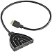 Produktbild auvisio HDMI Splitter: Automatischer 3-Fach-HDMI-Umschalter für Full-HD-TVs (3D), HDMI 1.3b (HDMI weiche, HDMI Kabelsplitter, Automatische Umschaltung)