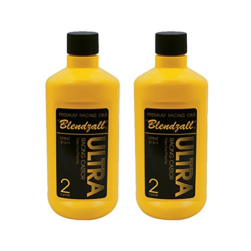 Blendzall Ultra 2-Cycle Racing Castor Oil - 16 oz Bottle - (2) Pack