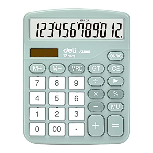 Deli Standard Function Desktop Calculator - Perfect for Math, Business & Home Office Use