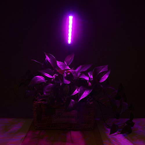 Otryad Led Grow Lights For Indoor Plants 20 Led, Plant Growing Lights Full Spectrum Auto On & Off With 3/9/12H Timer, 9 Dimmable Lightness Clip-On Desk Grow Lamp Bulb #TOP1