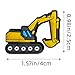 diasstro 20PCS Construction Vehicle Shoe Charms for Shoe Decoration