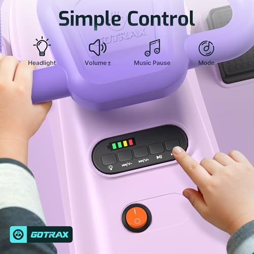 Image of Gotrax Electric Wiggle Car for Kids 3-8, 12V Battery for 120Min w /Bluetooth