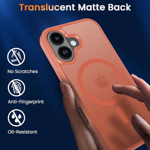 Coque iPhone 17 Coque Magsafe Orange WRJ - 6