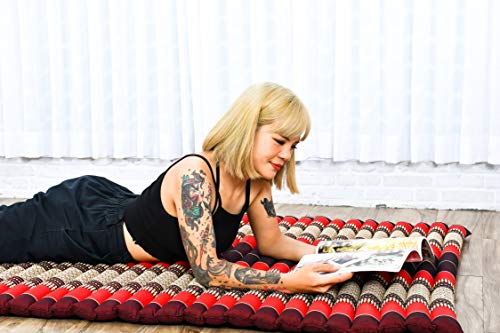 Image of Leewadee Wide Thai Roll Mat 75 x 39 inches Kapok Firm