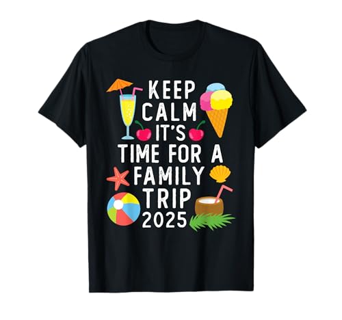 Family Vacation 2025 Summer Family Trip 2025 Maglietta