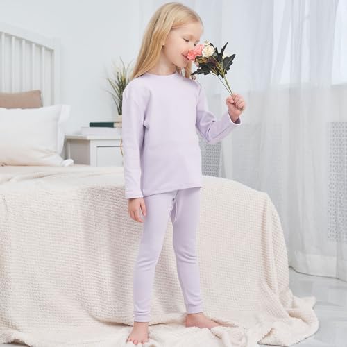 Toddler Thermal Underwear Set Girls Boys Long Johns Kids Pajamas Pjs, 3-7 Years2