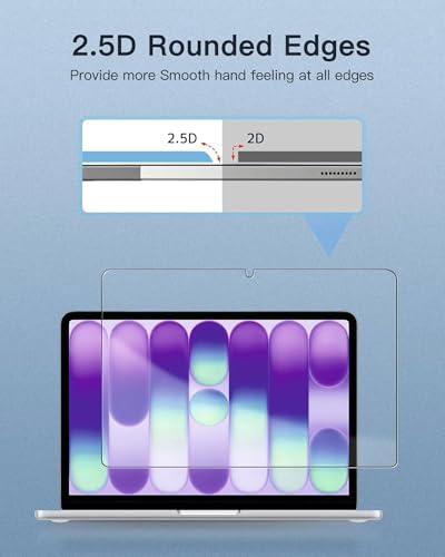 Image of Screen Protector Compatible with MacBook Neo 13'' (2026, A18 Pro Chip) | Anti Scratch Guard | for Mac Neo 13inch A3404 (9H Nano) (Macbook Neo)