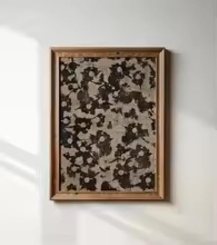 Tableau sur toile fleurs rétro avec cadre robuste et impression haute définition