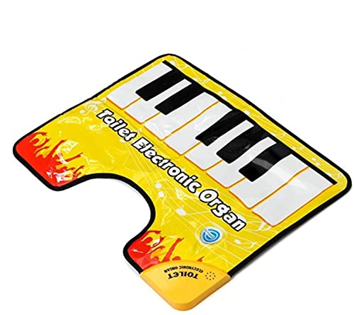 Image of Niyanta Toilet Electronic Organ Piano Hilarious Bathroom Entertainment, Makes A Great Gift For All Ages Sponsored Toys & Games Musical Toy Instruments Musical Keyboard Toilet Floor Mat