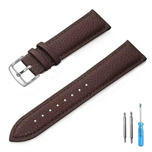 Correa de reloj de cuero genuino CongYi unisex ideal para lucir en la oficina o eventos
