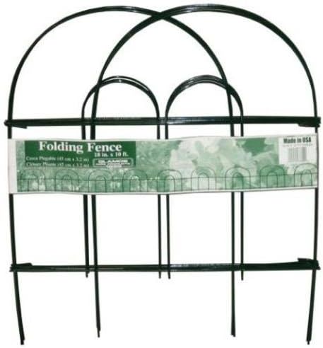 Glamos Wire 14306203 18 x 10 Garden Fence,Green