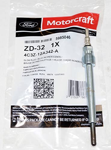 Oem Ford / Motorcraft Set Of 8Pc Zd-13 4C3Z-12A342-Aa Diesel Glow Plugs 04 - 10 Ford 6.0L #TOP1