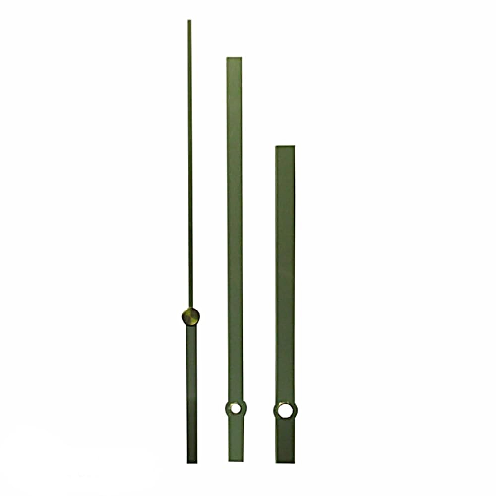 Replacement Gold Metal Press Fit Clock Hands Compatible With Japanese Quartz Mechanism DIY Repair 130mm