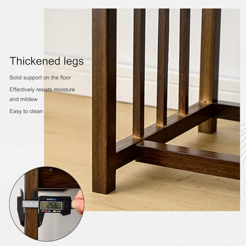 Table de méditation en bois marron pour optimiser les petits coins
