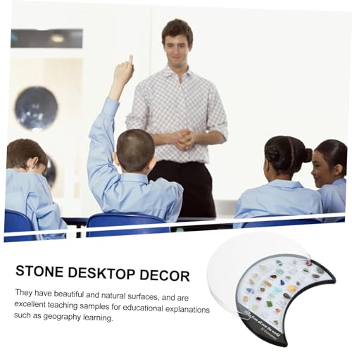 KICHOUSE 1 Conjunto Minério Natural Enfeites De Pedras Minerais Ensinando Espécime De Pedras Minerai