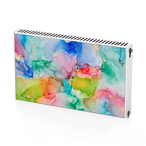 Coloray Cubierta Del Radiador Protección Auto-Adhesivo Magnética Imán 100x60 cm - Pintura con acuarelas