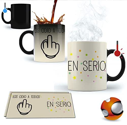Tazón/taza Personalizada Los Odio A Todos Gato | Cuotas Sin Interés