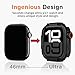 Amizee 2 in 1 Metal Armor Case for Apple Watch Series 11/10 46mm with Back Cover, Military Grade Protection Rugged Protective Bumper Cover for iWatch 46mm, Black
