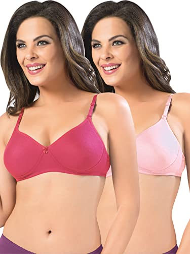 Image of SONARI Women's Non-Padded T-Shirt Bra | Wire-Free, Medium Coverage, Comfortable Polyester-Cotton Blend Fabric | Adjustable Straps, Ideal for Sports Catwalk