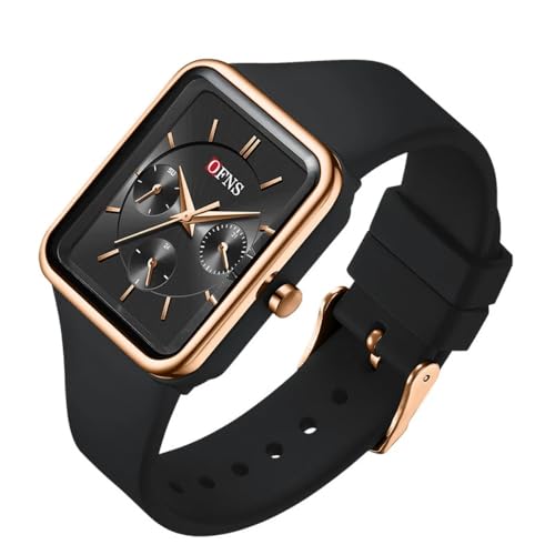 Montre chronographe homme élégante : le confort du silicone léger