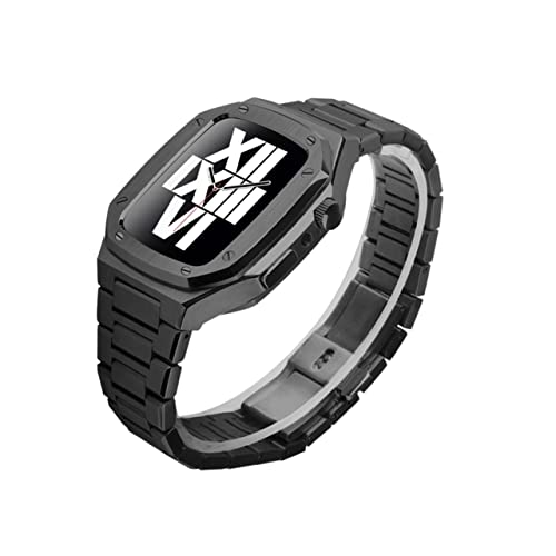 Correa de acero inoxidable para Apple Watch 45mm y 44mm: el kit de modificación definitivo.