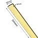 4mm Thickness Brass Flat Bar 500mm Length - 10/8/6/4mm Width for Metal Craft, Industrial & Decorative Use(10mm)