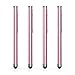 Produktbild MoKo 4 Stück Eingabestift Touchstift Stylus, Präziser Touch Stift Fiber Tipps Pen für Apple iPad/iPad Mini/Air/Pro, iPhone Samsung Galaxy Tablet und Alle Kapazitive Touchscreen Geräte - Rosa Gold