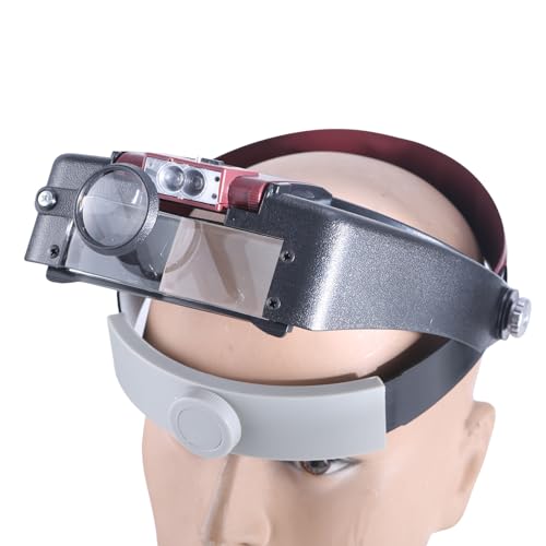Headband-Magnifier-Handsfree-Glass-for-Jewelry-Loupes-Watch-Electronic-Repair-153658X-Lens